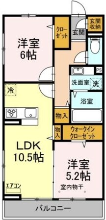 コンフォルトの物件間取画像